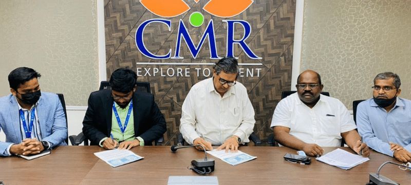 We proudly announce that we signed MoU with CMRCET to set up Skill Development Center at their campus to Up-skill students of south India. 